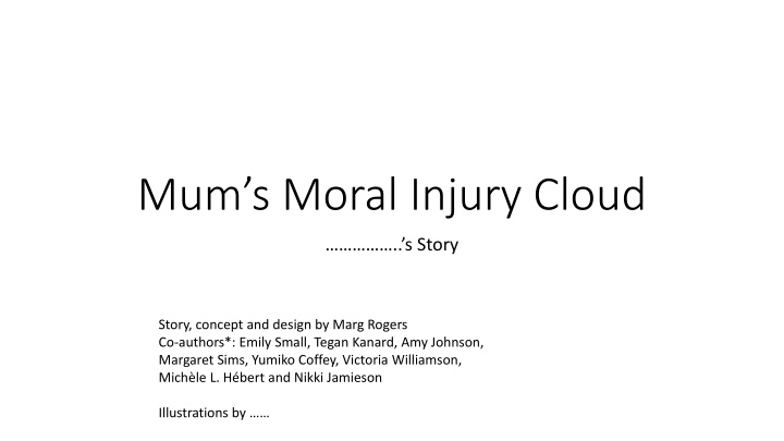mum s moral injury cloud