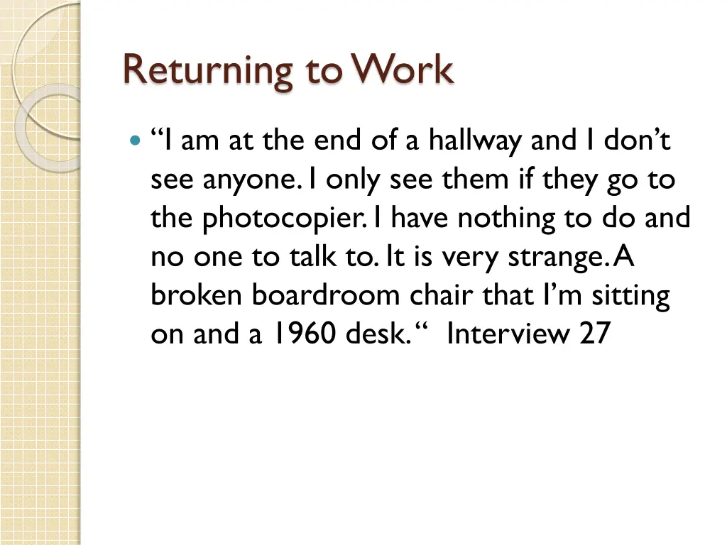 returning to work 1
