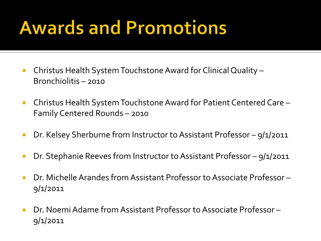 christushealth system touchstone award