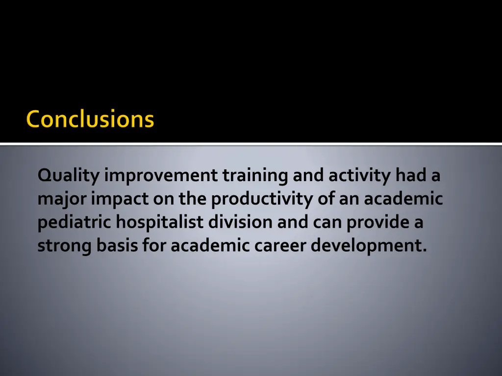 quality improvement training and activity