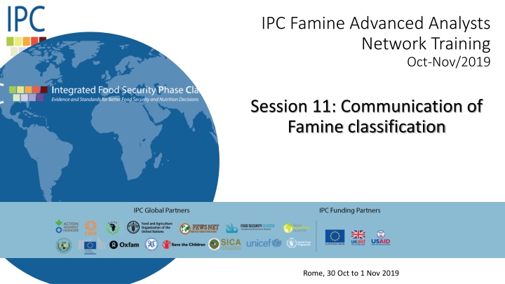 ipc famine advanced analysts network training