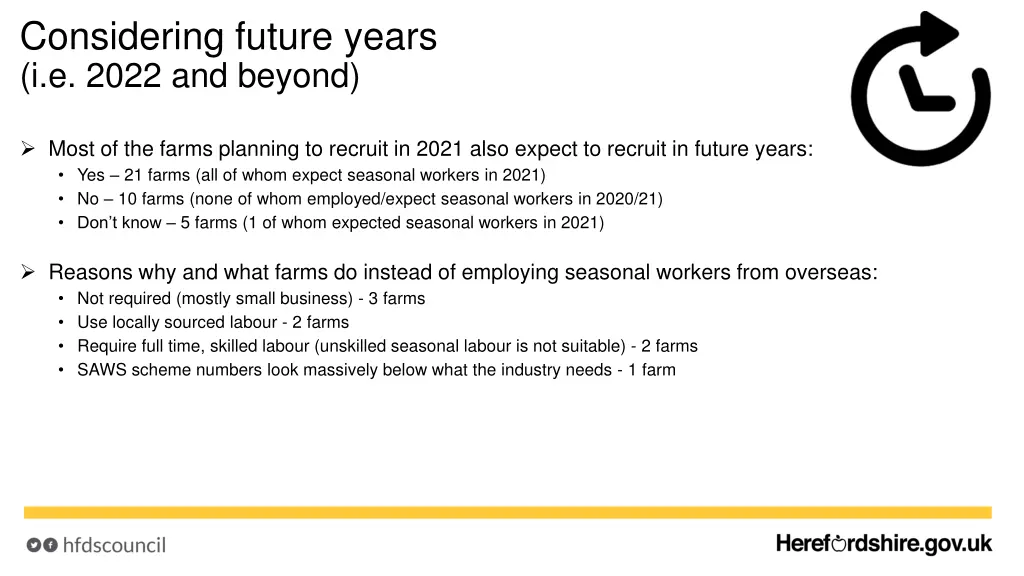 considering future years i e 2022 and beyond