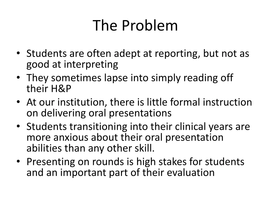 the problem 1