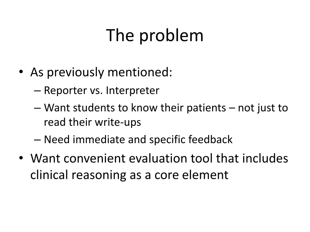 the problem 3
