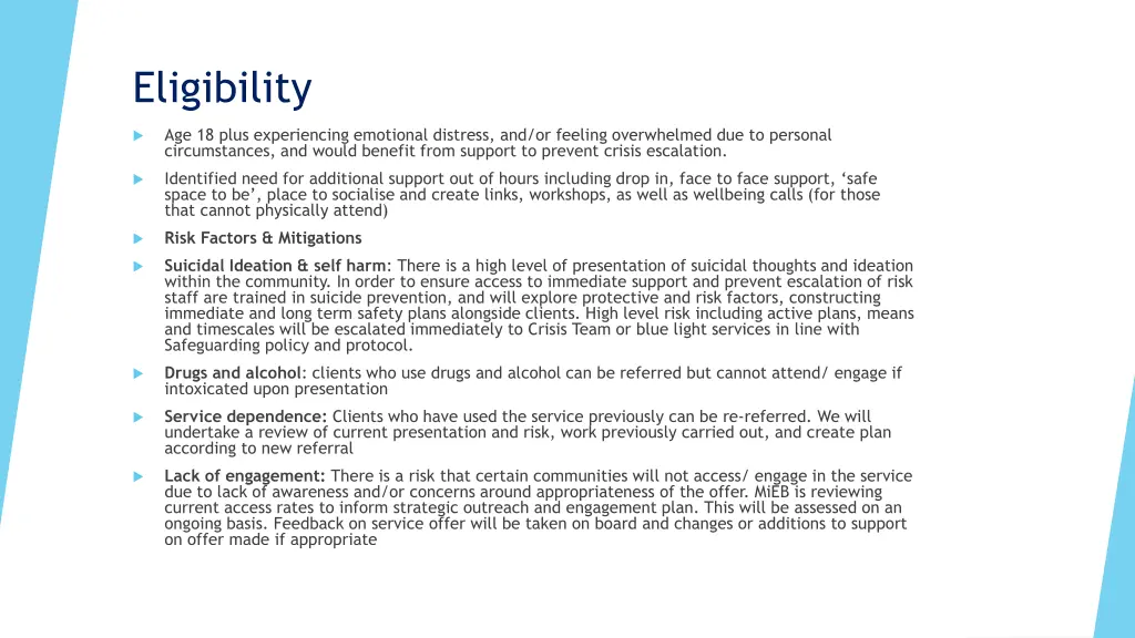 eligibility