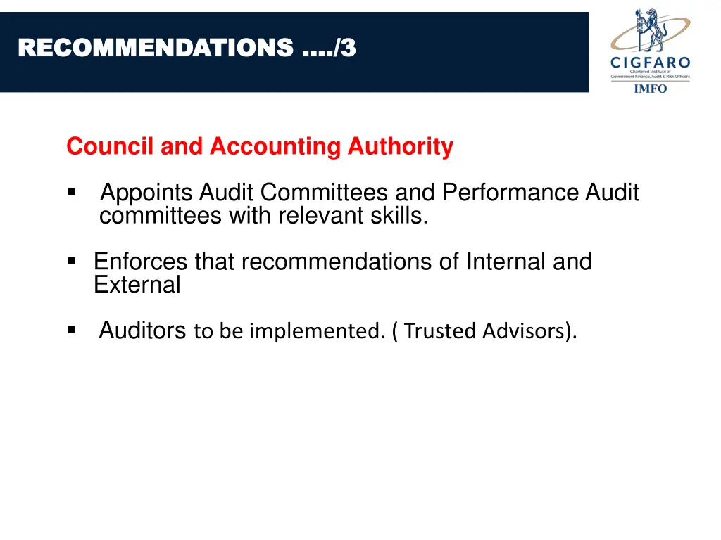 recommendations 3 recommendations 3