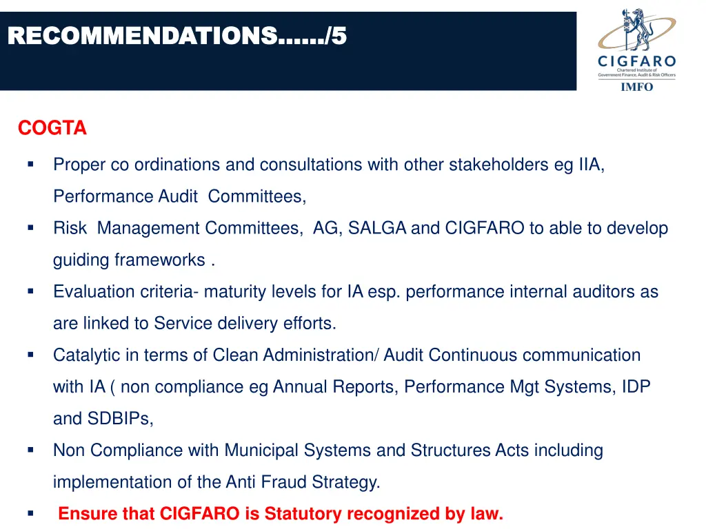 recommendations 5 recommendations 5