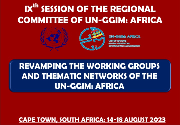 ix th session of the regional committee