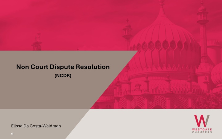 non court dispute resolution ncdr