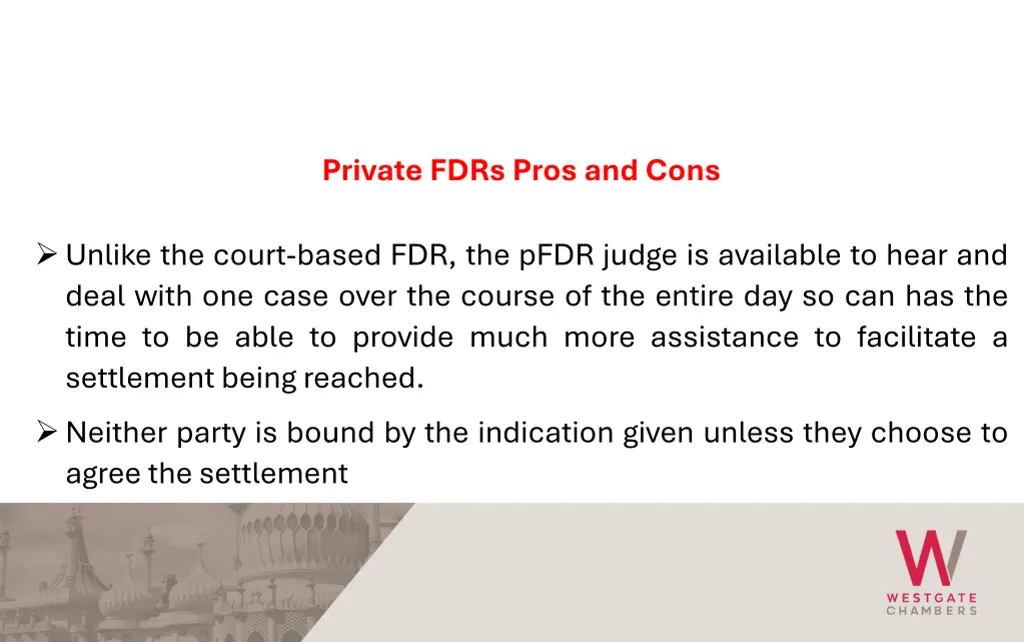 private fdrs pros and cons 2