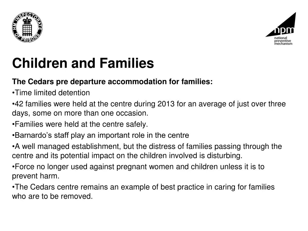 children and families