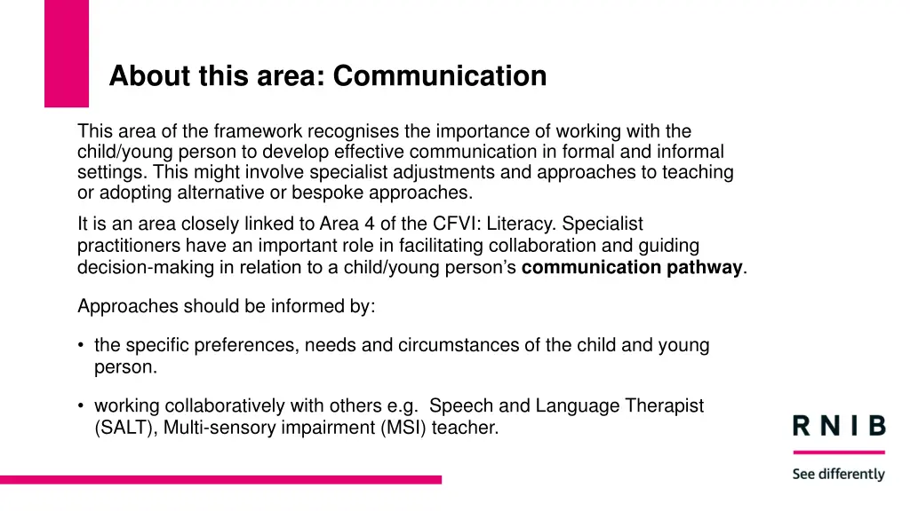 about this area communication