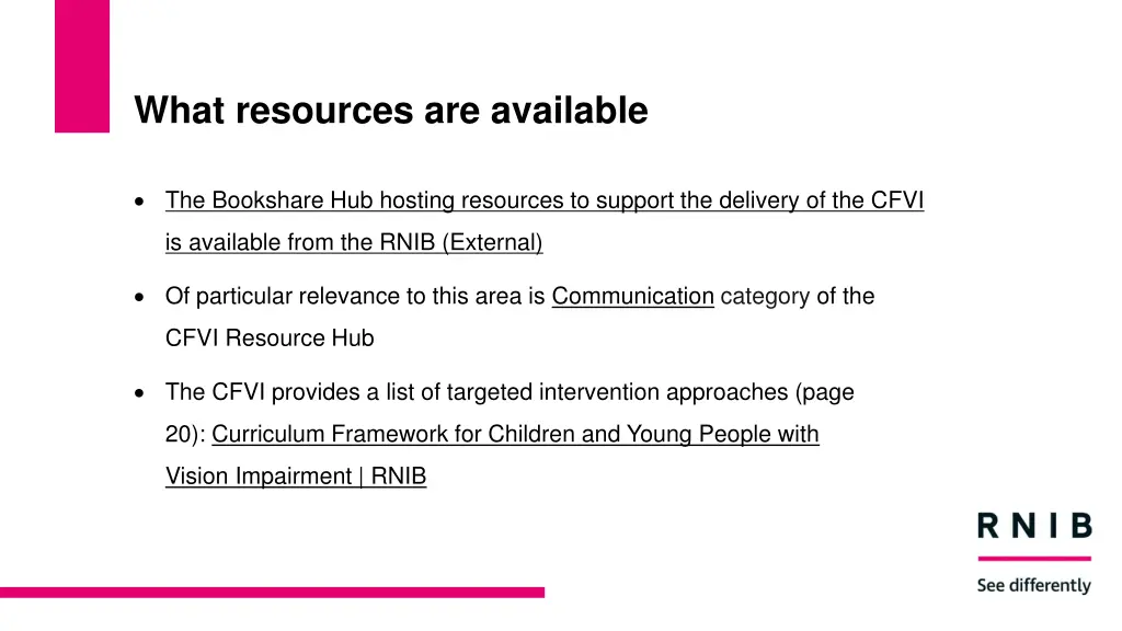 what resources are available