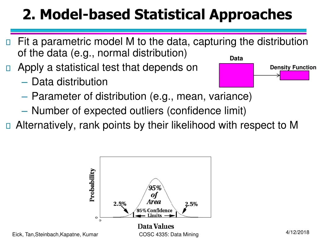 2 model based statistical approaches