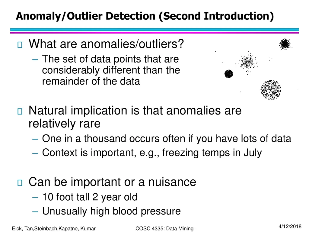 anomaly outlier detection second introduction