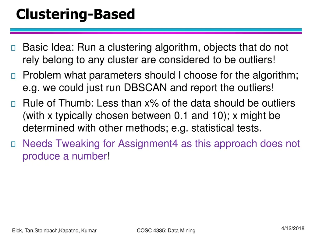 clustering based