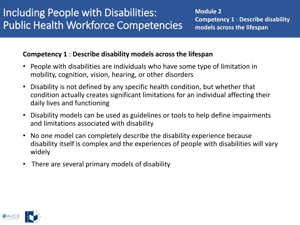 including people with disabilities including 1