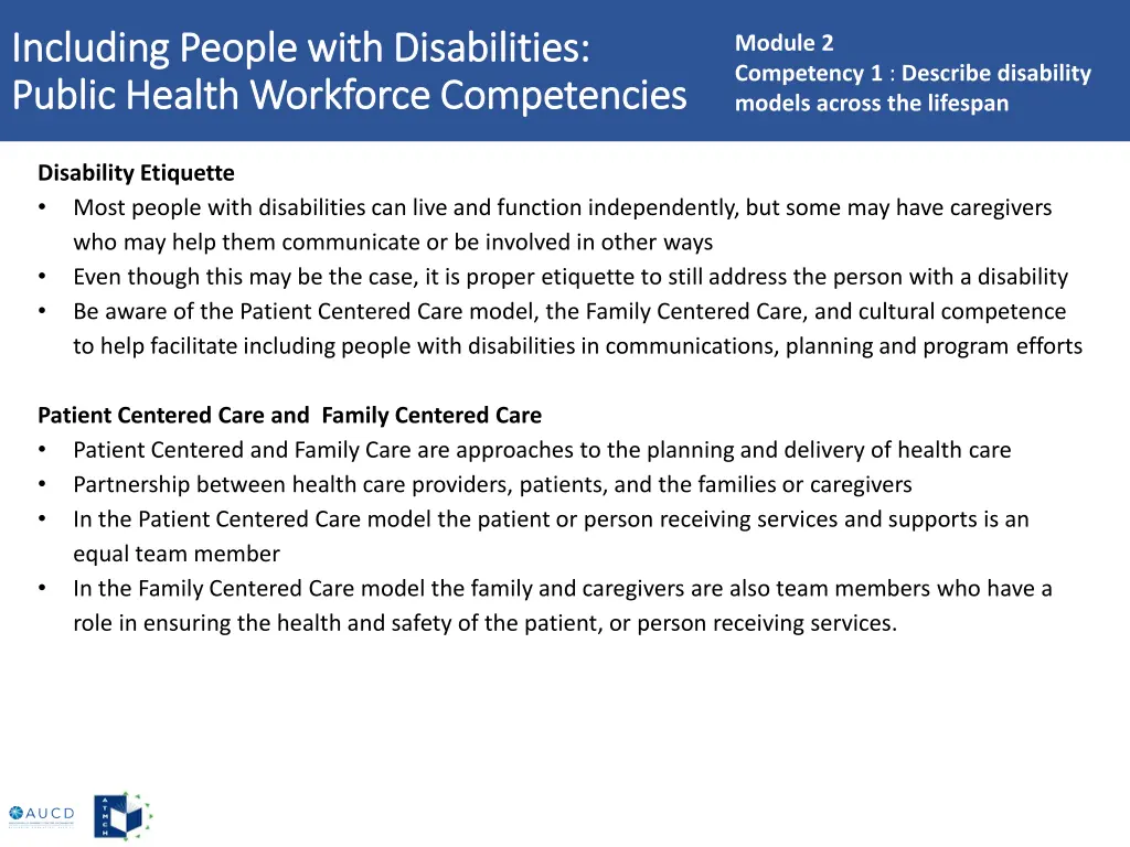 including people with disabilities including 10