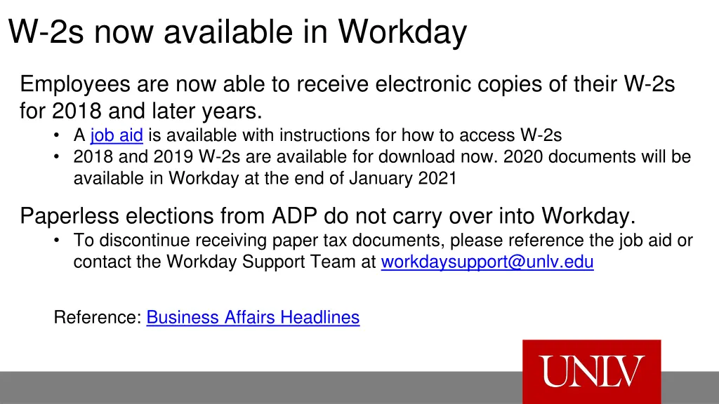 w 2s now available in workday