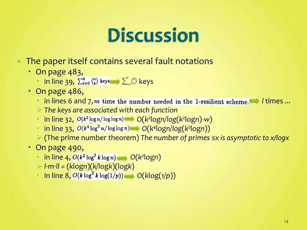 the paper itself contains several fault notations