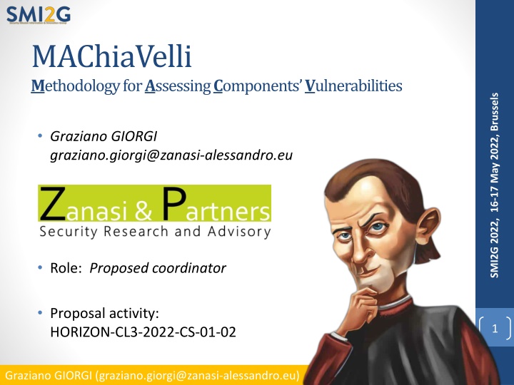machiavelli m ethodology for a ssessing
