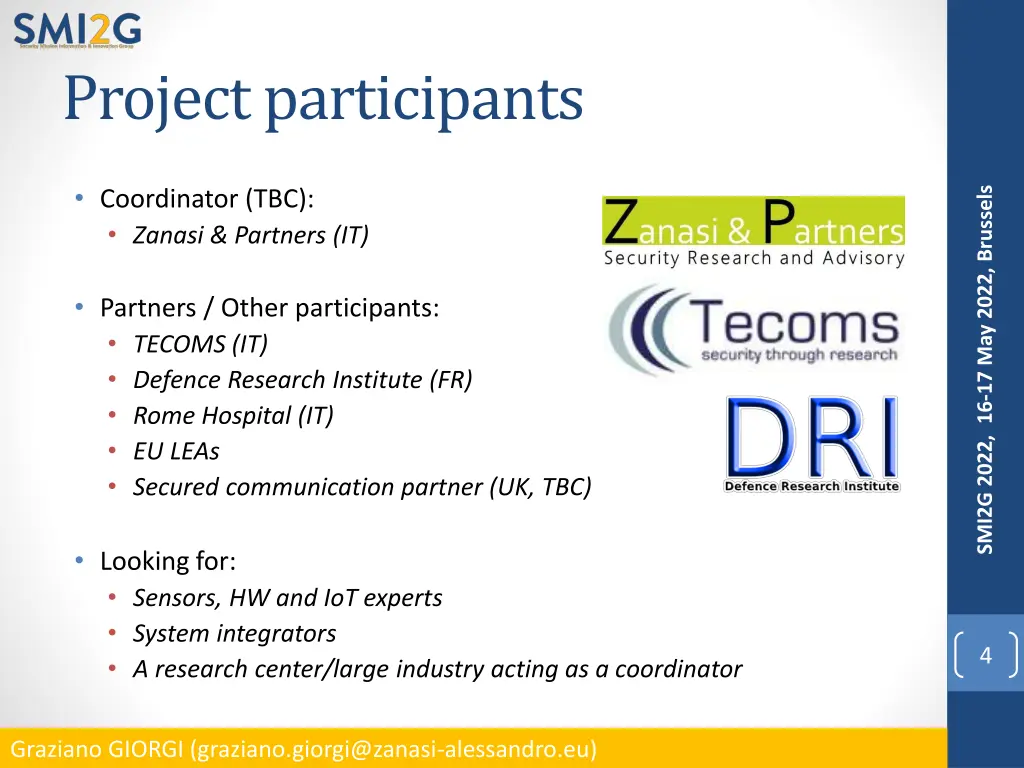 project participants