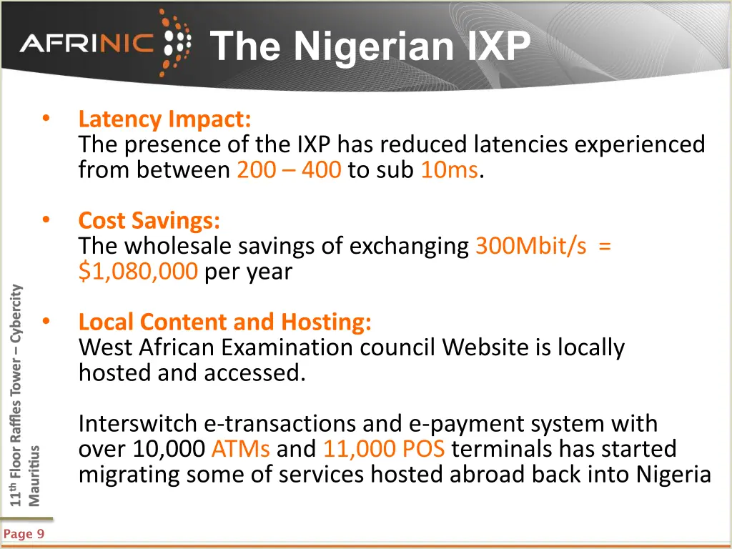 the nigerian ixp