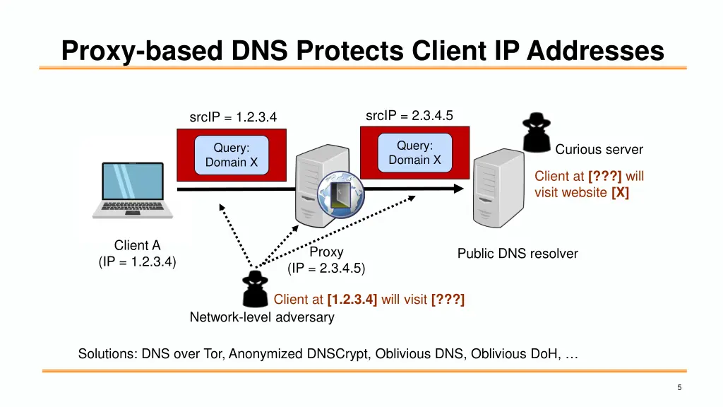 proxy based dns protects client ip addresses