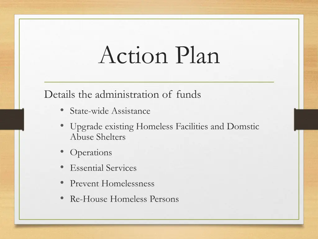 action plan