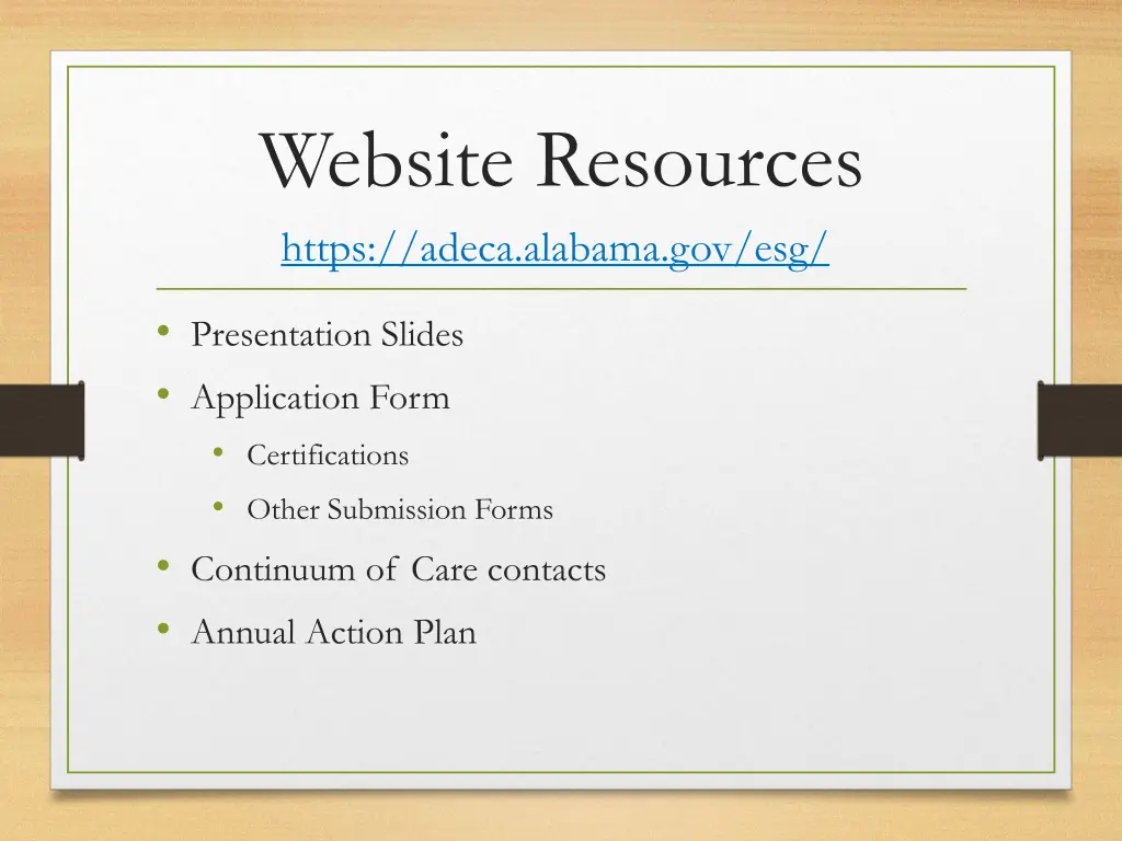 website resources https adeca alabama gov esg