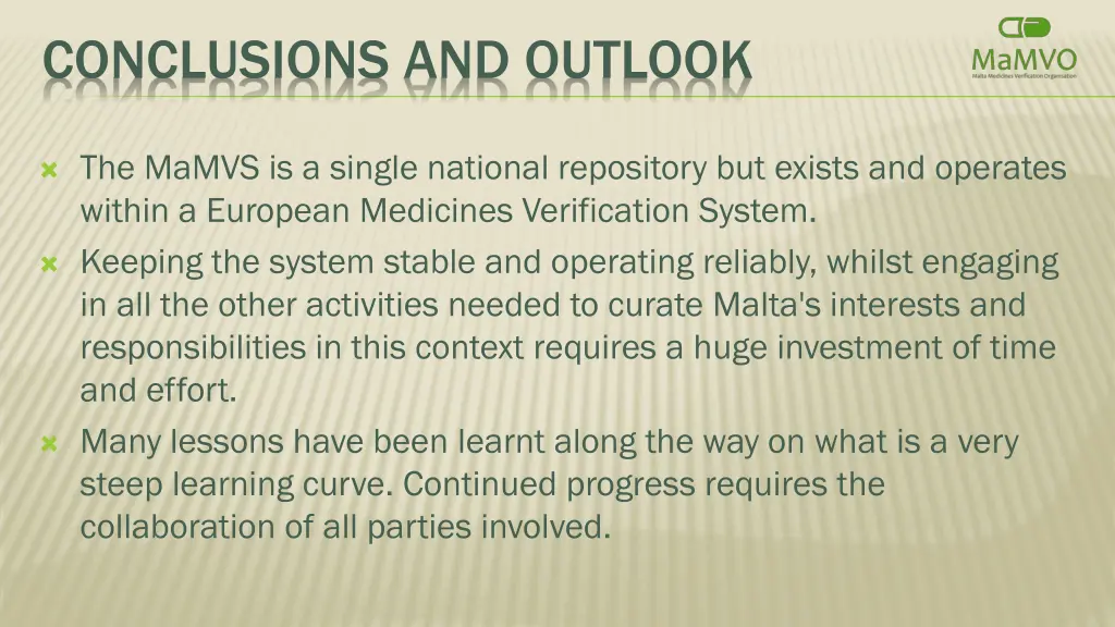 conclusions and outlook