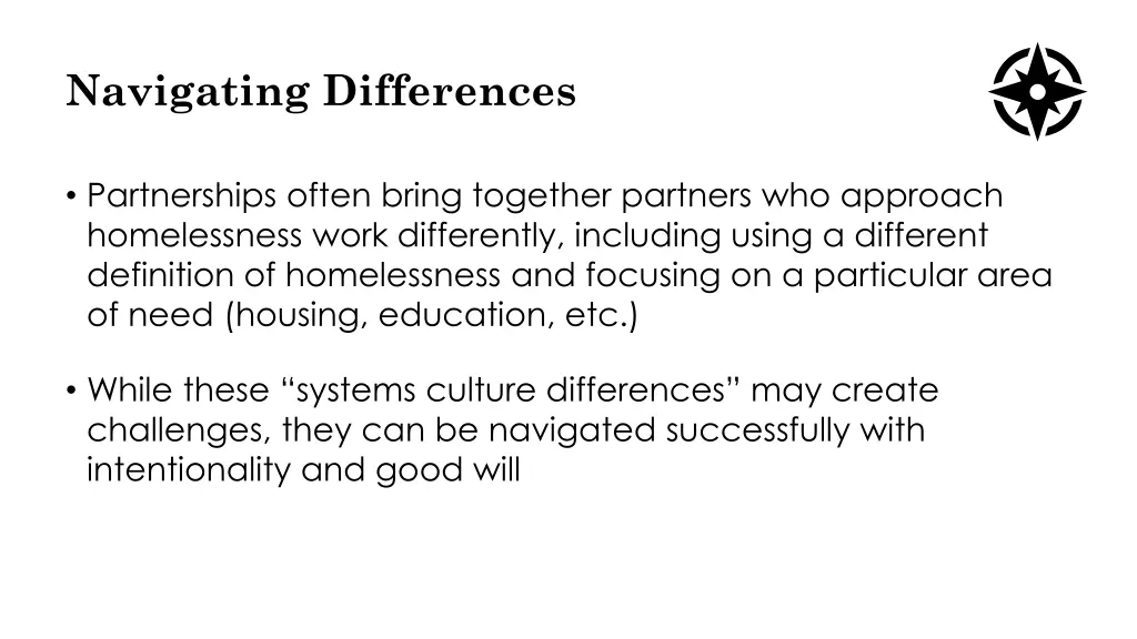 navigating differences