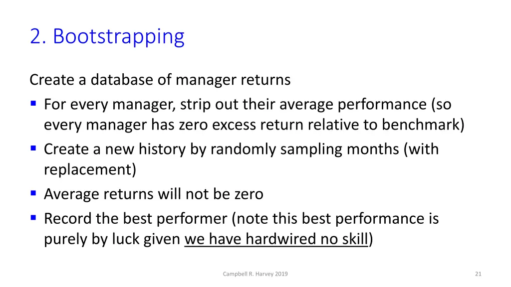 2 bootstrapping