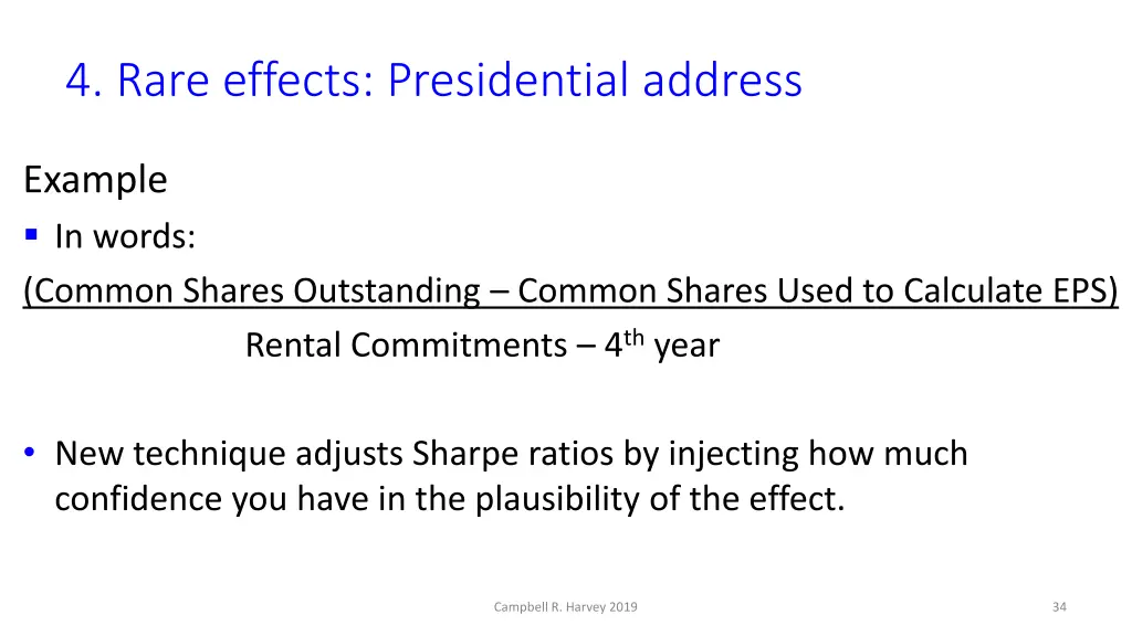 4 rare effects presidential address 2