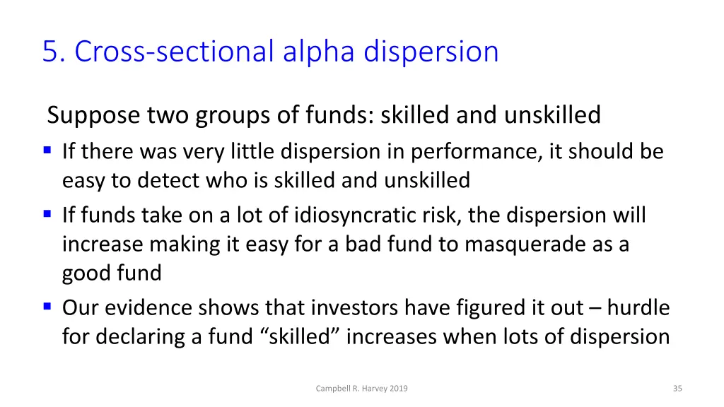 5 cross sectional alpha dispersion