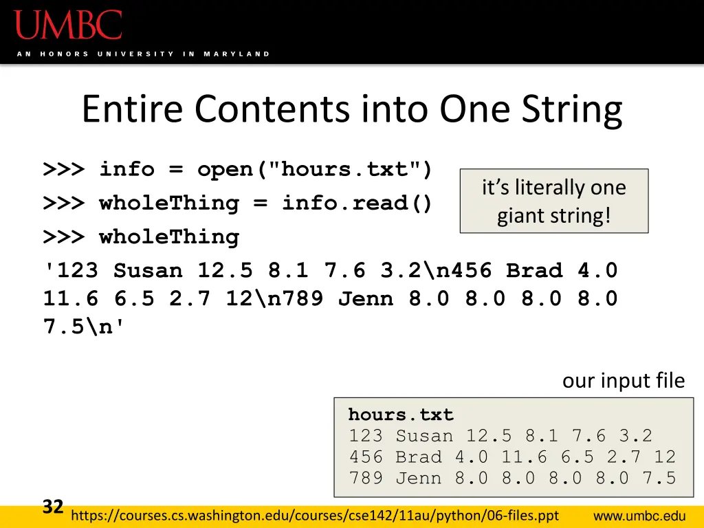 entire contents into one string