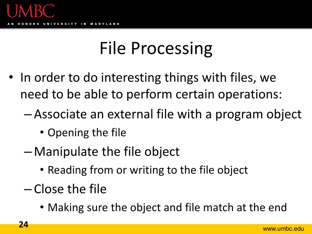 file processing