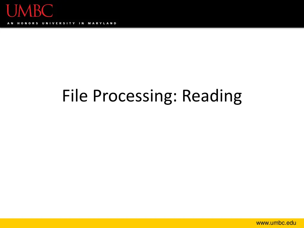 file processing reading