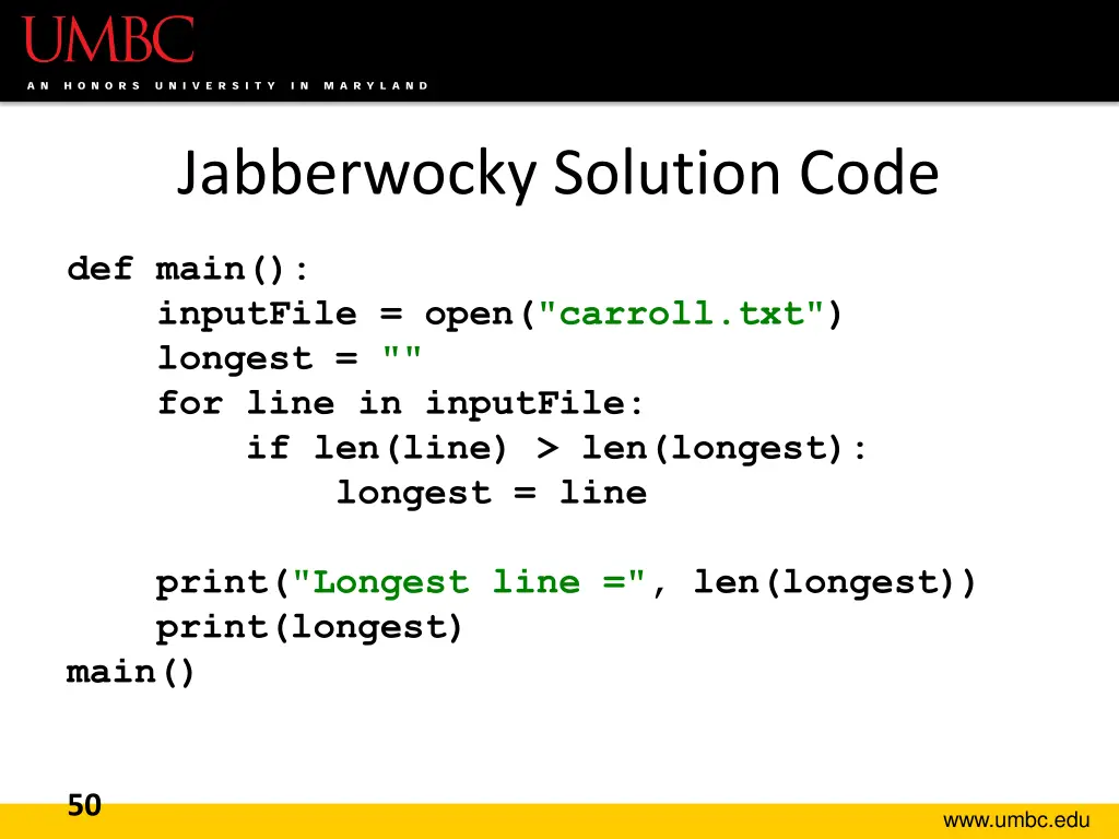 jabberwocky solution code