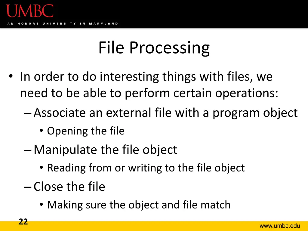 file processing