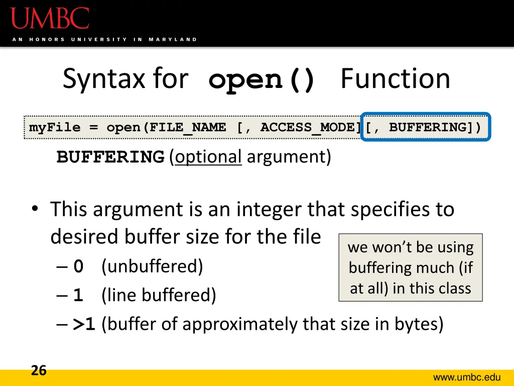syntax for open function 2