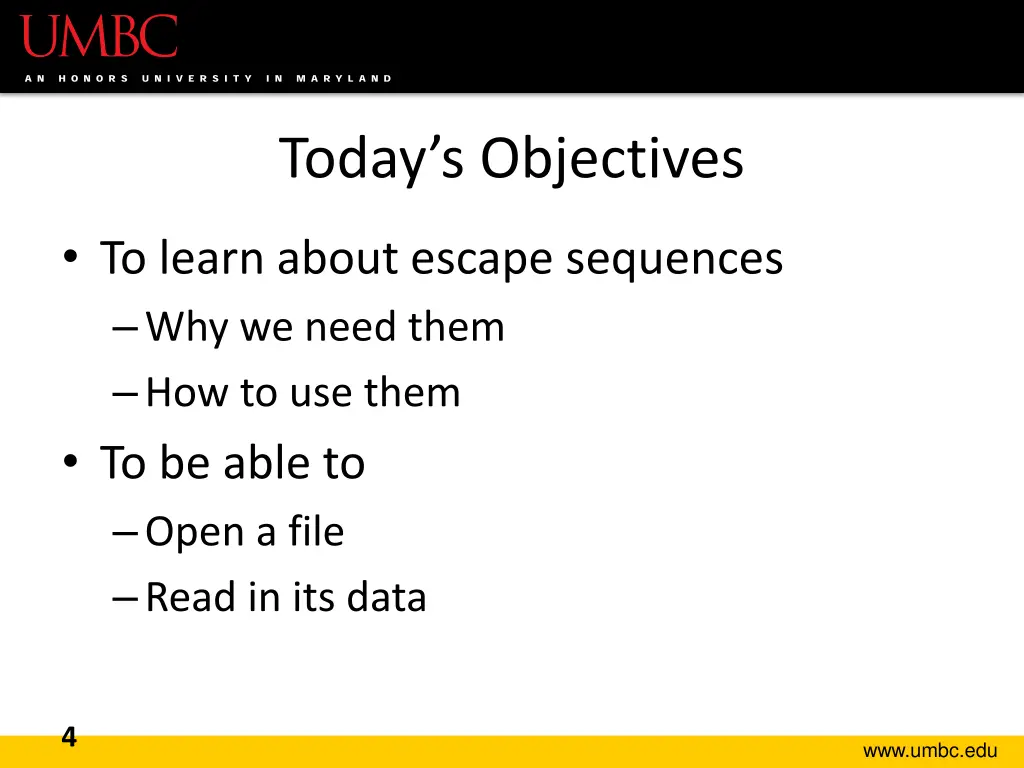 today s objectives