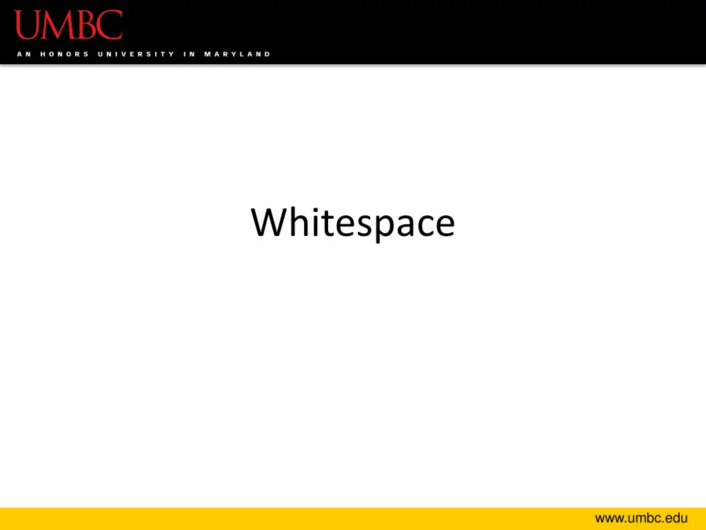 whitespace