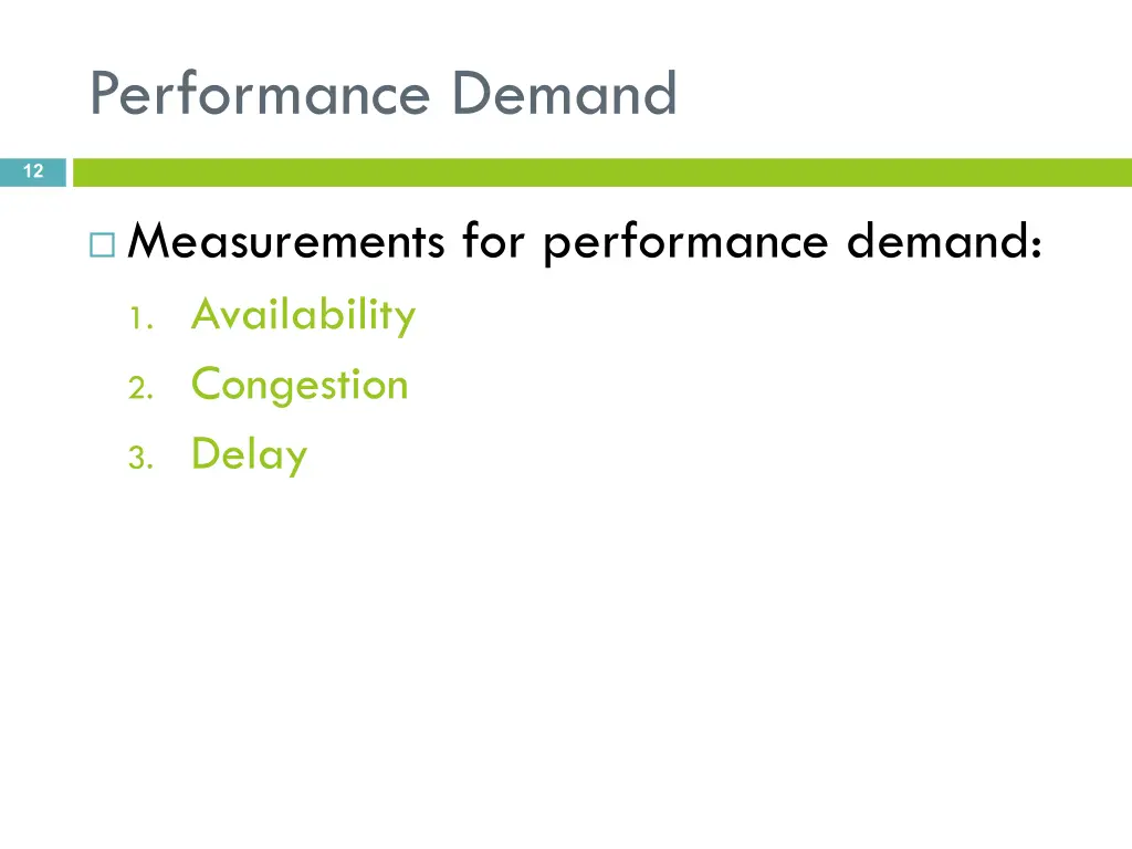 performance demand 1