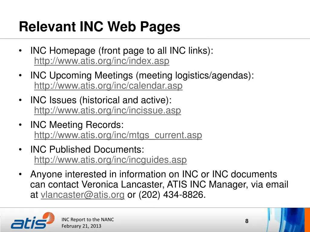 relevant inc web pages