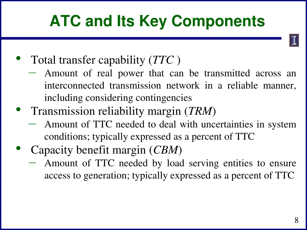 atc and its key components
