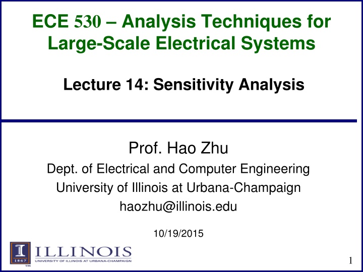 ece 530 analysis techniques for large scale