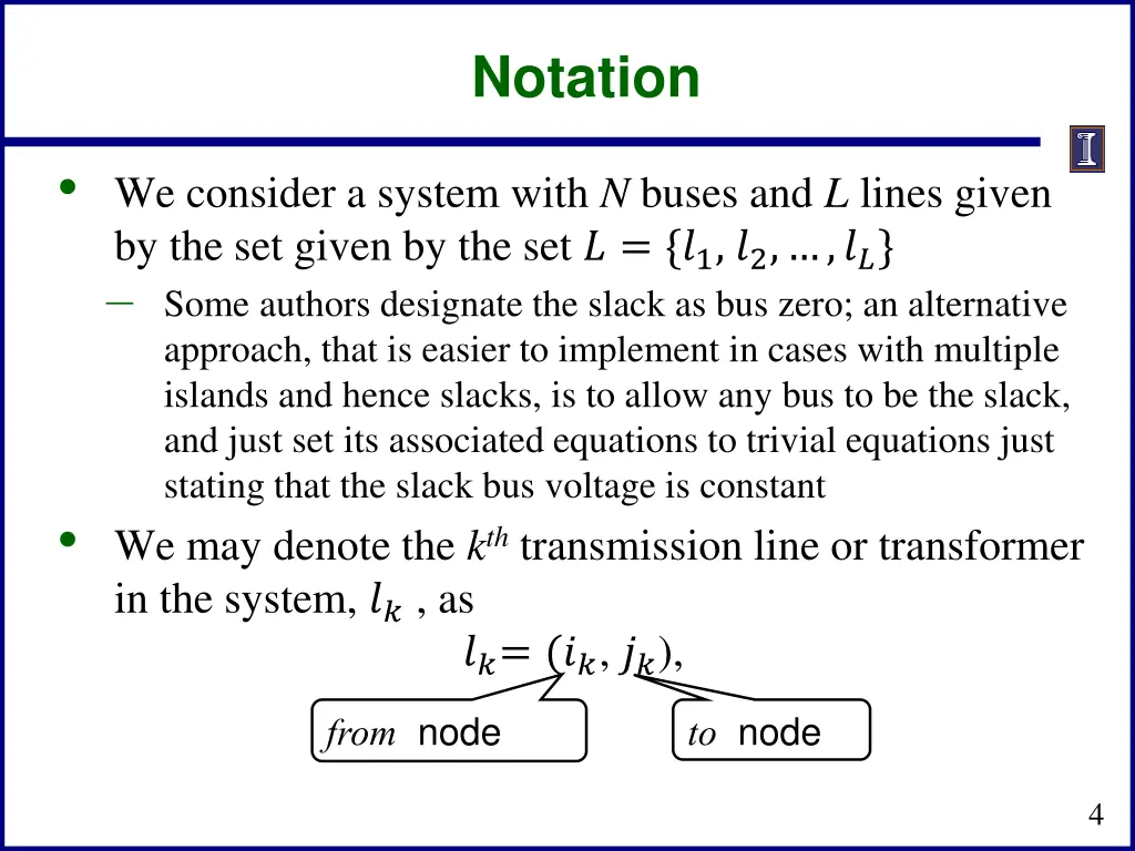 notation