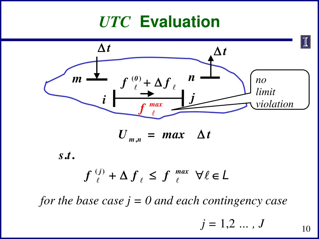 utc evaluation