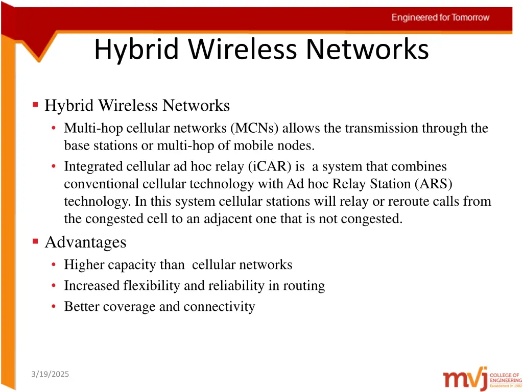 hybrid wireless networks